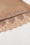 Aurelia Lace Trimmed Acetate Midi Skirt
