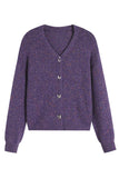 Love Sparks Wool And Raccoon Yarn Cardigan