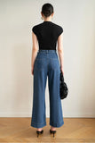 Le Crop Wide Leg Jeans