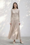 Annika Lyocell And Wool Set - Skirt
