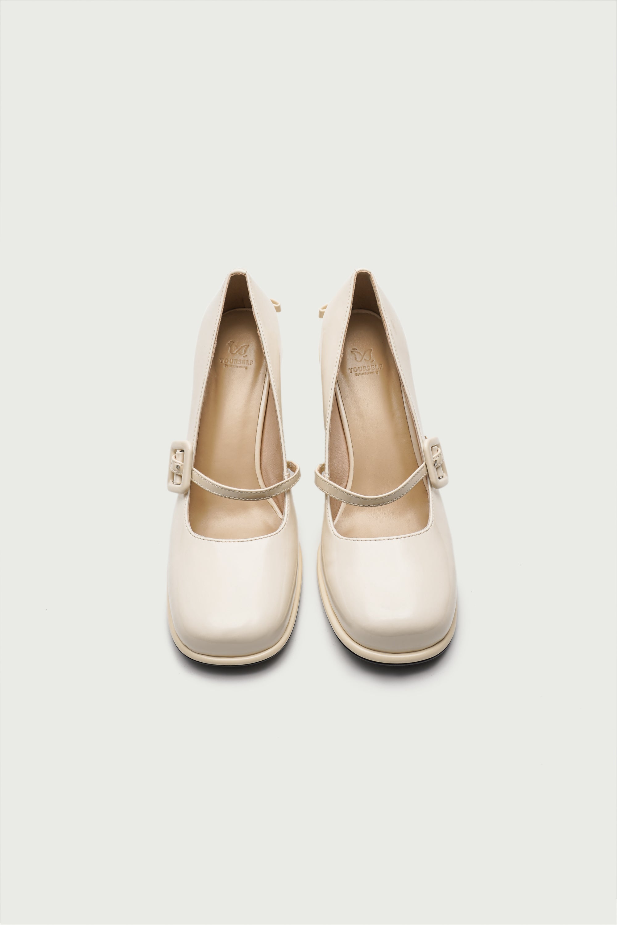 Doll House Leather Pumps - White