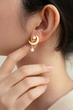 Pink Tulip Earrings