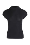 Mulberry Silk And Modal Top - Black