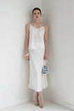 Second Spell Acetate Camisole - White