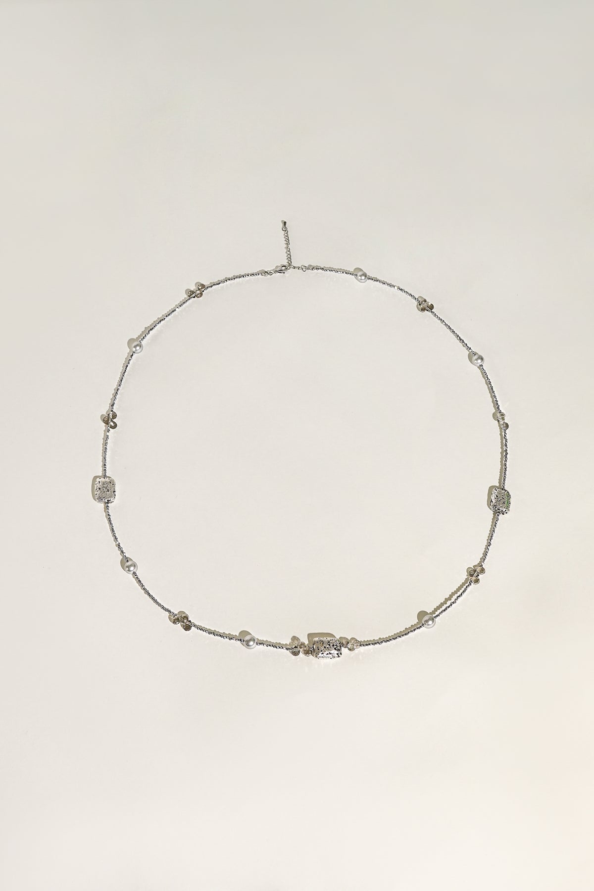 Silver Stone Necklace