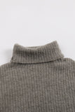 Astrid Turtleneck Ribbed Wool Sweater