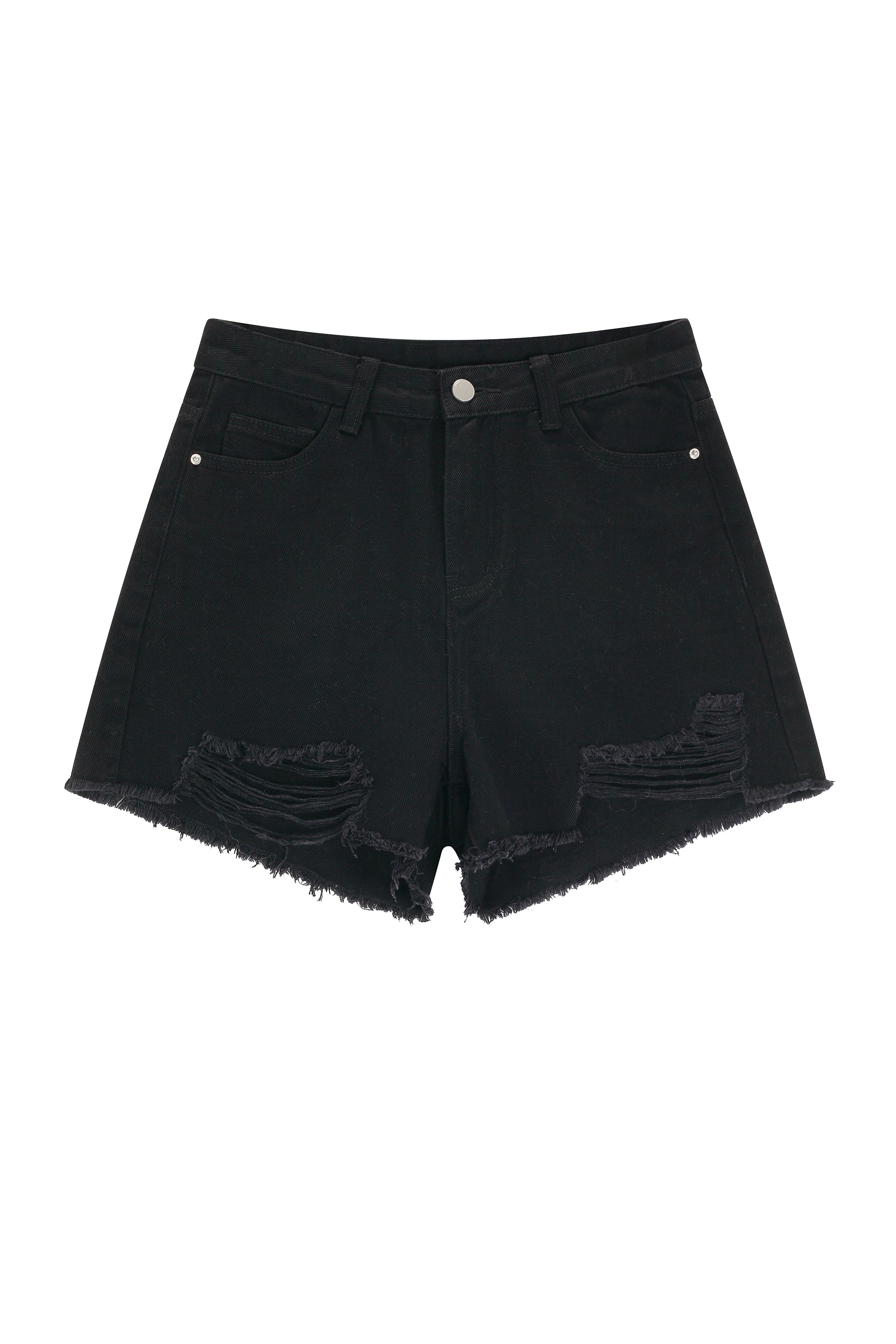 Magny Denim Shorts - Black