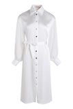 Levitating Belted Shirt Dress