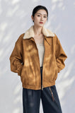 Boho Girl Suede And Shearling Jacket