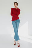 Scarlet Acetate Top
