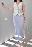 Colette Tweed Vest - Yellow