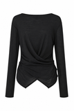 Cooper Wool And Acetate Wrapped Top
