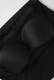 Becky Ribbed Tank - Black