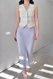 Colette Tweed Vest - Yellow