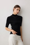 Gilda Machine Washable Wool Top - Black