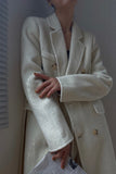 Cynthia Wool Coat - White