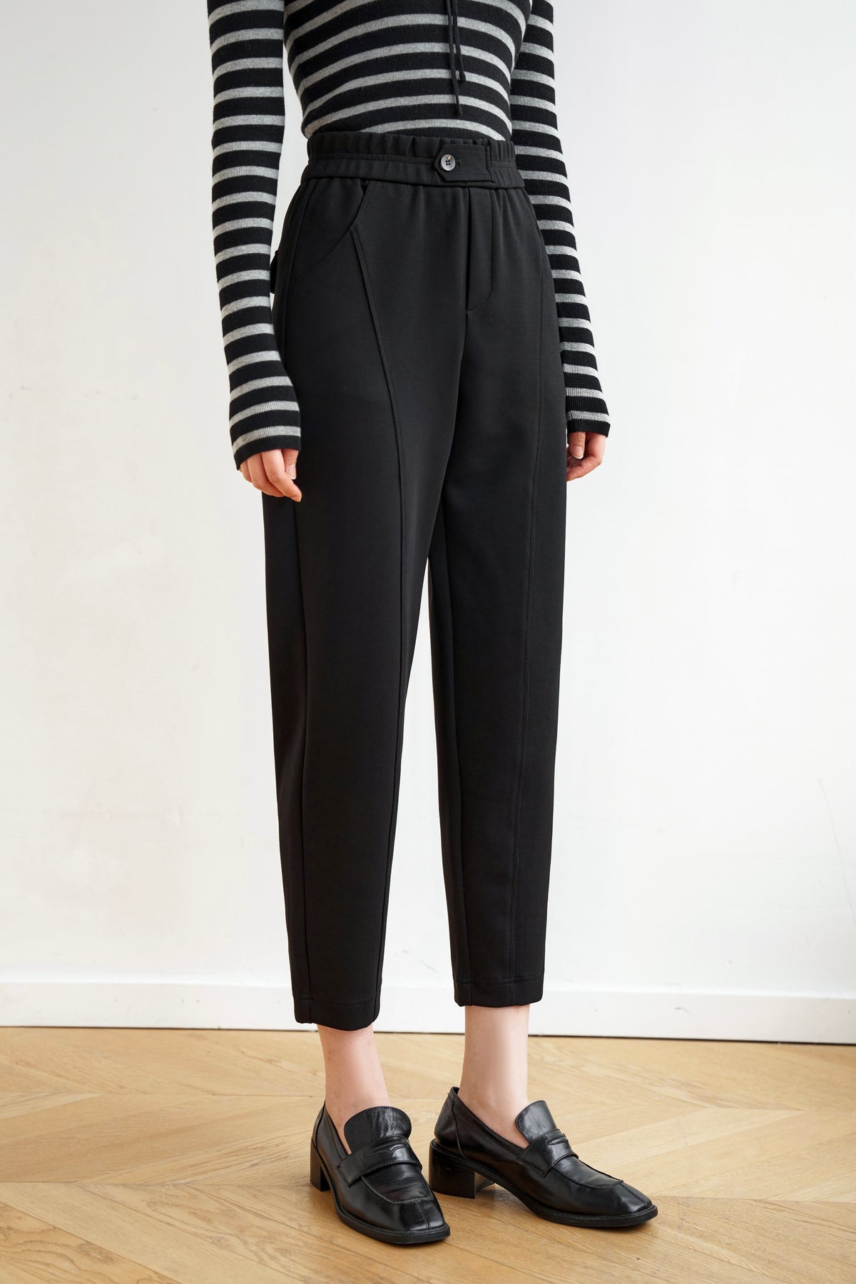 Transit Tapered Pants - Black