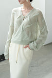 Jade Mohair And Wool Sweater