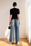 Contour Lyocell Wide Leg Jeans