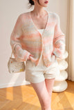 Angel Touch Mohair and Wool Cardigan