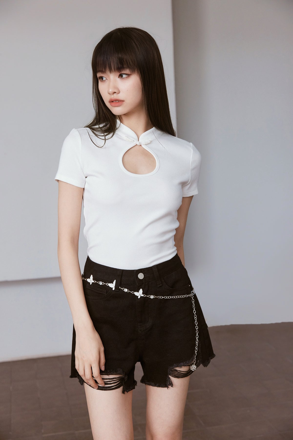 Lolita Ribbed Knit Top