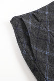 Margaret Wool Checked Midi Skirt