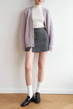 Wanted Alpaca Wool Cardigan - Purple