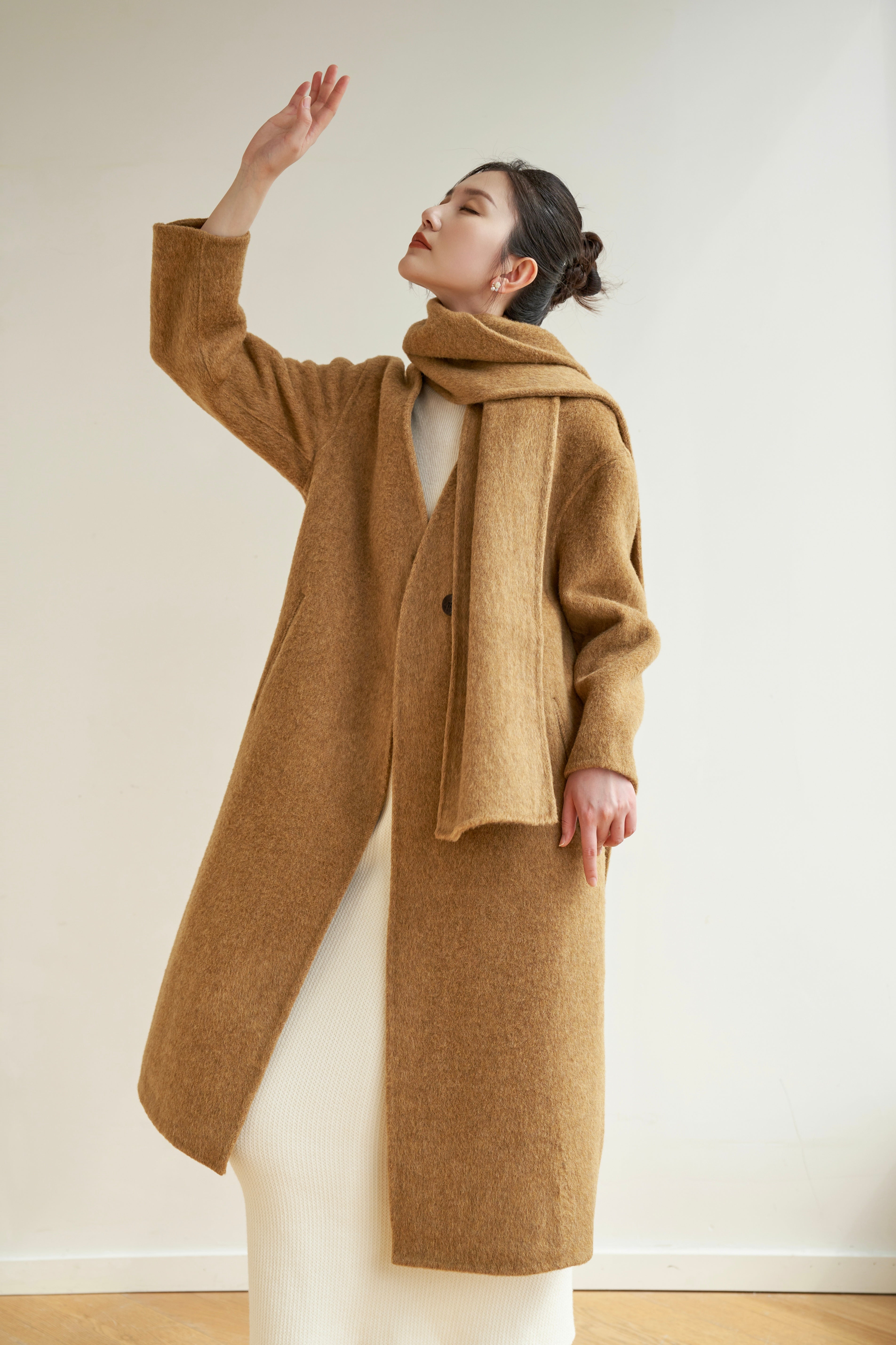 Wool Ginger Gemma Merino Wool Coat - Ginger – My Dearest