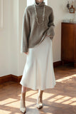 Astrid Turtleneck Ribbed Wool Sweater