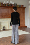 Blossom Velvet Wide Leg Pants