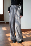 Blossom Velvet Wide Leg Pants