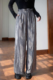 Blossom Velvet Wide Leg Pants