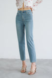 Constance High-Rise Straight Leg Jeans
