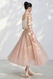 Mythical Tulle Skirt - Nude Rose