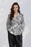 Metropolitan Belted Wool Jacket