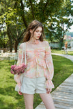 Blush Chiffon Top