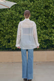 Fresh Sheer Organza Shirt