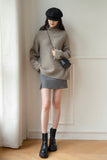 Astrid Turtleneck Ribbed Wool Sweater