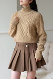 Sadie Cropped Wool Sweater