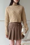 Sadie Cropped Wool Sweater