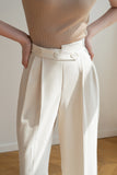 Sana Crepe Straight Leg Pants