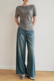 Contour Lyocell Wide Leg Jeans