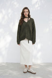 Blink Belted Sweater - Green