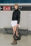 Jameson Belted Leather Jacket