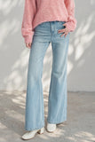 Mermaid Tears Rhinestone Embellished Flared Jeans