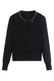 Serenity Wool Cardigan - Black