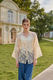 Joyous Garden Embroidery Silk Jacket - Limited Edition