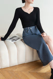 Skye Denim Skirt