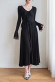 Midnight Dream Lace Trimmed Top