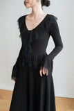 Midnight Dream Lace Trimmed Top